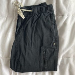 Vuori Mens Ripstop Pant, Black size Small